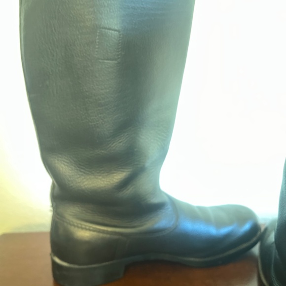 Russian Officer's Field Boots, Black Leather - Picture 6 of 12